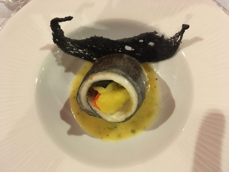 Menu del palazzo Caracciolo di Napoli